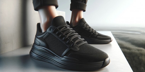 Cómo combinar zapatillas negras de hombre