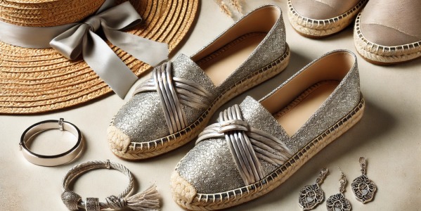 Cómo combinar alpargatas plateadas para un look único y cómodo